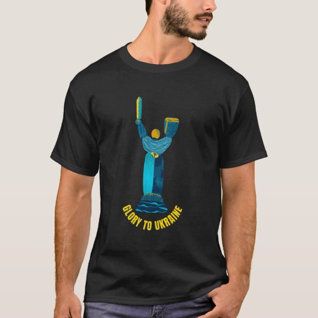 Ruhm für das Motherland der Ukraine T-Shirt (Vorderseite)