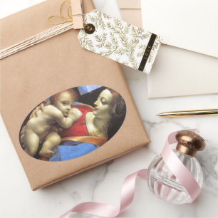 Ruhm für die göttliche Brust von Mary Case-Mate iP Ovaler Aufkleber