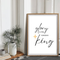 Ruhm für die Neugeborene King Print