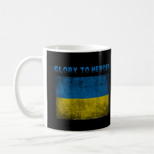 Ruhm für Helden, stehen Sie mit der Ukraine Kaffeetasse