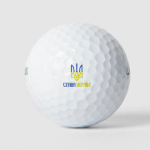 Ruhm gegenüber der Ukraine (Slawa Ukraini) ukraini Golfball