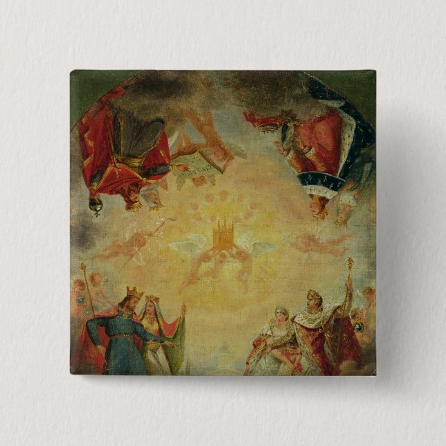 Ruhm von St. Genevieve Button (Vorderseite)