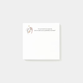 "Ruhm zu Gott auf den höchsten" Weihnachten der Ge Post-it Klebezettel