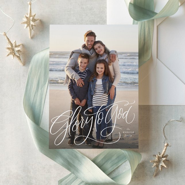 Ruhm zu Gott elegantes religiöses Foto Weihnachten (Von Creator hochgeladen)