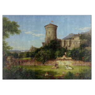 Ruhmreiche Vergangenheit (mittelalterliche Burg &  Schneidebrett