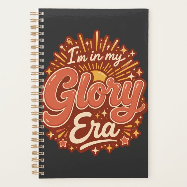 Ruhmvolle Ära Christlicher Glaube Retro Religiös Planer (Vorderseite)