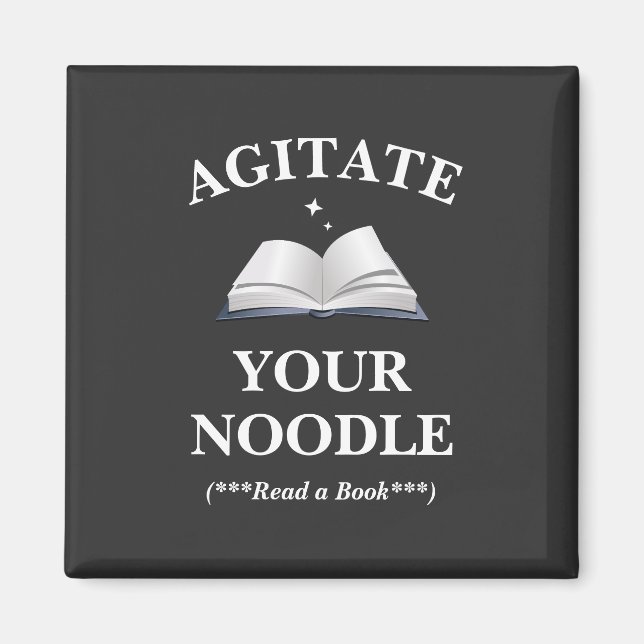 Rühren Sie Ihr Noodle-Lesen Magnet (Vorne)
