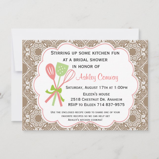 Rührender hoher Spaß Einladung (Vorderseite)