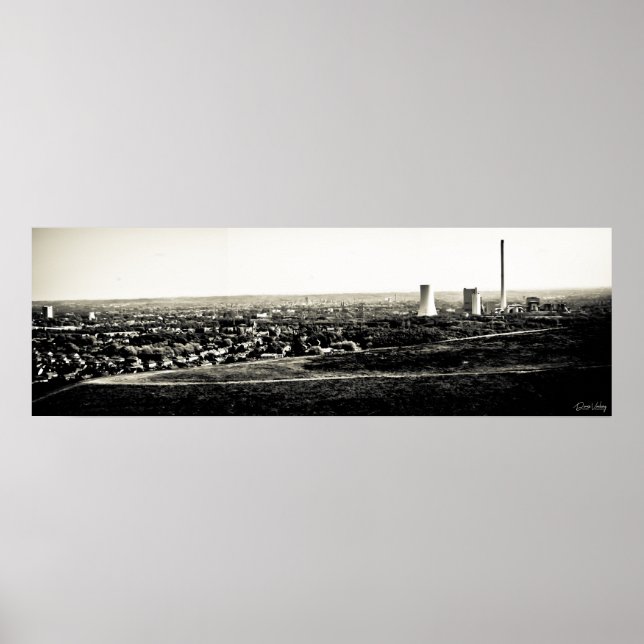 Ruhrpott Panorama Poster (Vorne)