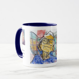 Ruht Ihre Augen Malerei / Künstler Larry Lerew Tasse