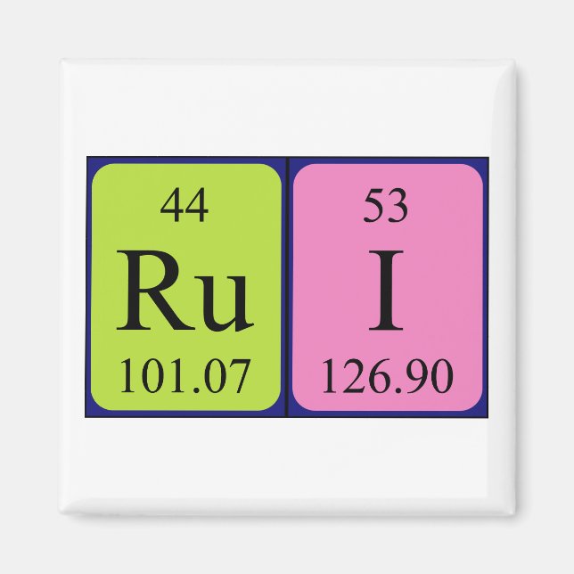 Rui-Periodenmagnet Magnet (Vorne)