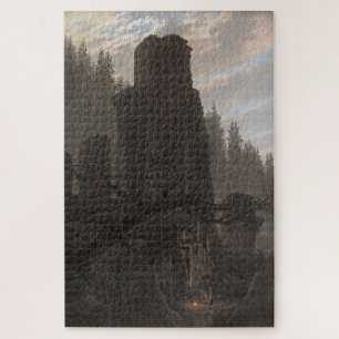 Ruin der Kirche im Wald: Caspar Friedrich Puzzle