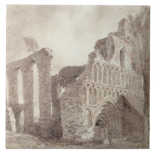 Ruine von St. Botolphs Priory, Colchester, c.1809 Fliese