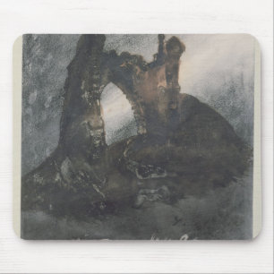 Ruinen an Groz-Nez, an Jersey oder am Bogen Mousepad