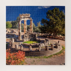 Ruinen Athina Pronaia Tempel in Delphi Puzzle