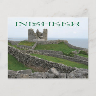 Ruinen bei Inisheer, Irland Postkarte