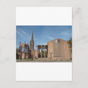 Ruinen der bombardierten Kathedrale St. Michael, C Postkarte