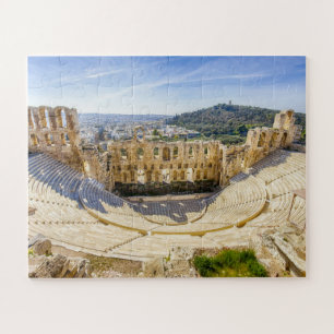 Ruinen des alten Theaters Herodion Atticus Puzzle