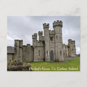 Ruinen des Herrenhauses Duckett's Grove, Grafschaf Feiertagspostkarte