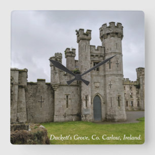 Ruinen des Herrenhauses Duckett's Grove, Grafschaf Quadratische Wanduhr