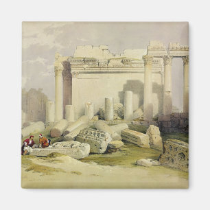 Ruinen des östlichen Portico des Tempels von Baal Magnet