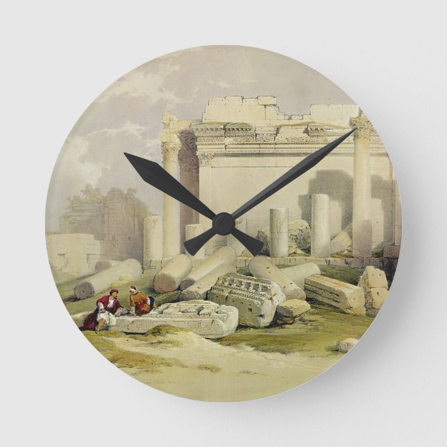 Ruinen des östlichen Portico des Tempels von Baal Runde Wanduhr (Vorderseite)