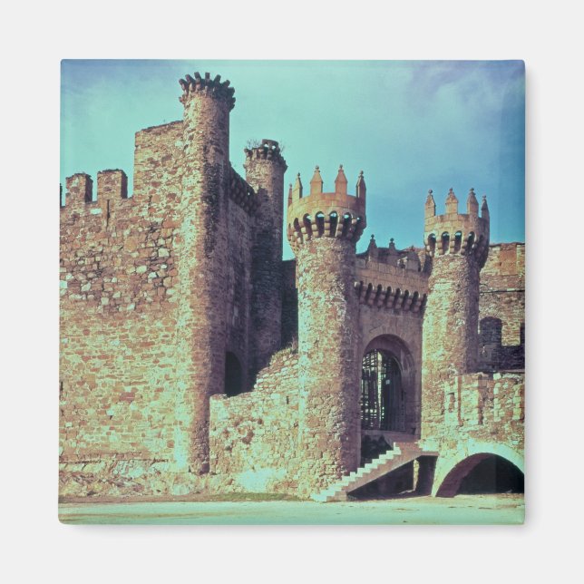Ruinen des Schlosses of the Knights Templar Magnet (Vorne)