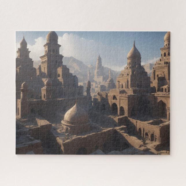 Ruinen einer antiken Stadt Puzzle (Horizontal)