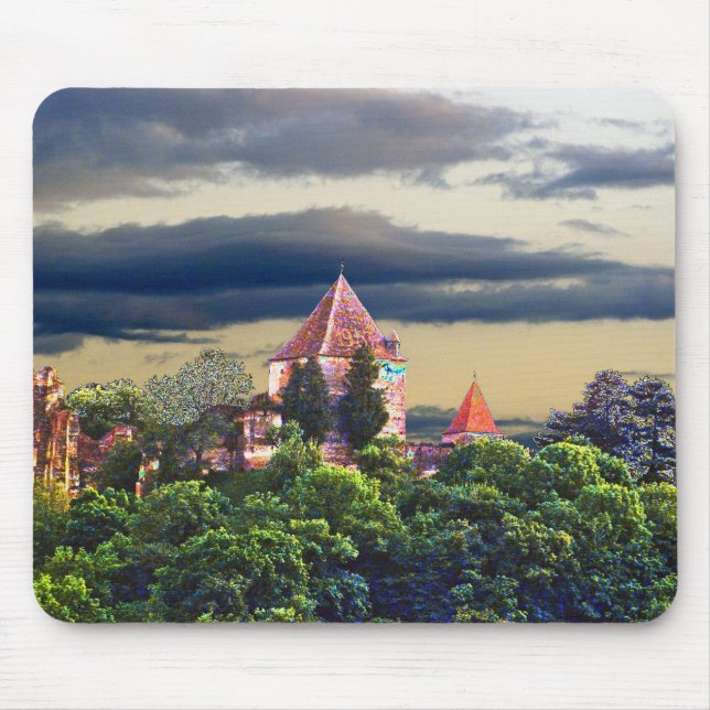 Ruinen einer mittelalterlichen Burg Mousepad (Vorne)