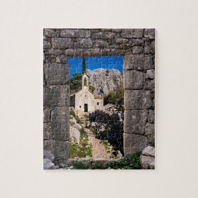 Ruinen in Kotor, Montenegro Puzzle (Vertikal)
