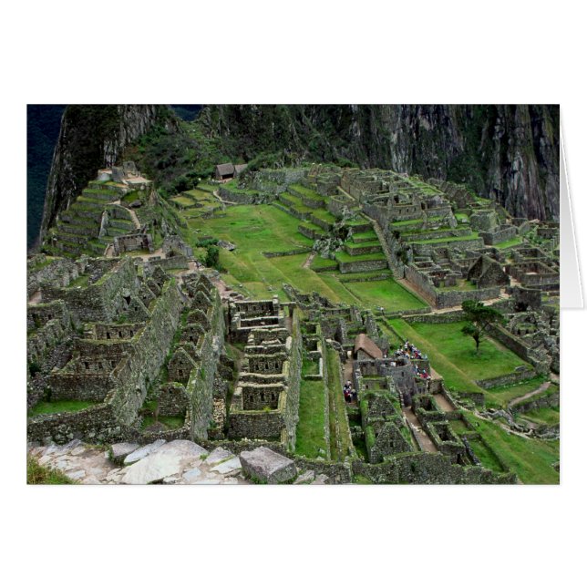 Ruinen in Machu Picchu (Vorderseite (Horizontal))