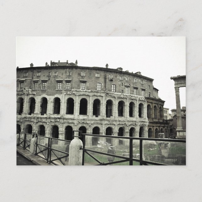 Ruinen in Rom Postkarte (Vorderseite)