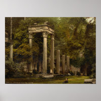 Ruinen in Virginia Water, Windsor, Berkshire