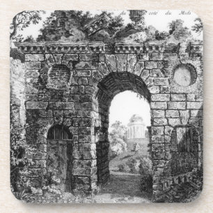 Ruinen mitten in Kew Gärten, 'vom Gard Getränkeuntersetzer