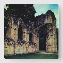 Ruinen Quadratische Wanduhr