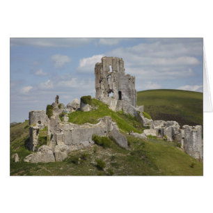 Ruinen von Corfe Castle bei Wareham, Dorset,