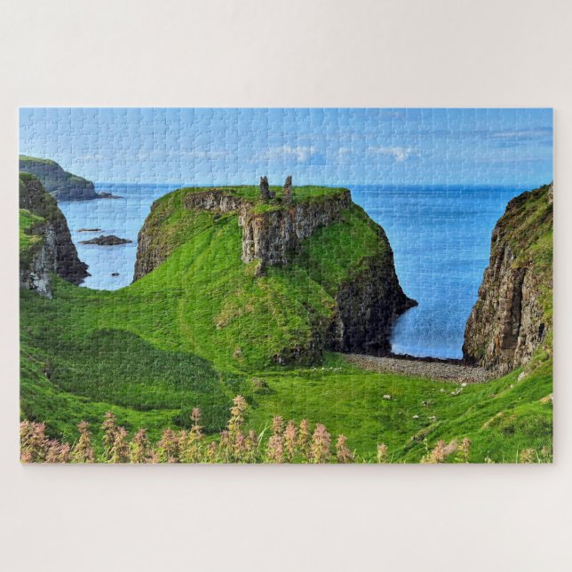 Ruinen von Dunseverick Castle, Nordirland 2 Puzzle (Horizontal)