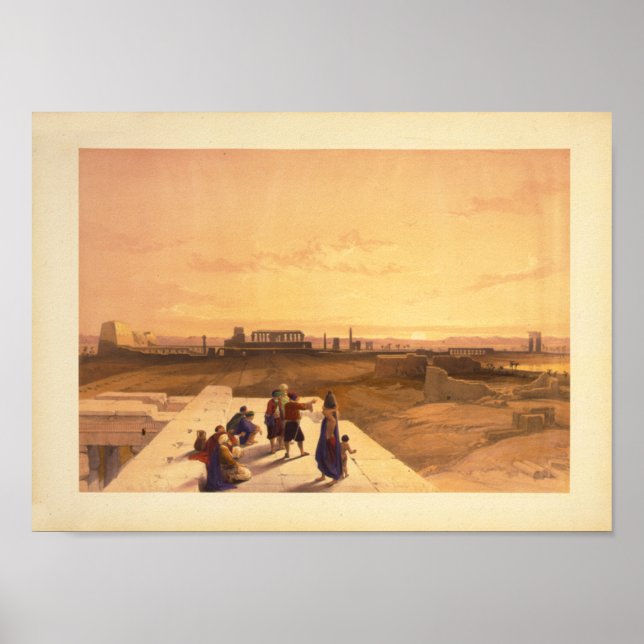 Ruinen von Karnack Poster (Vorne)