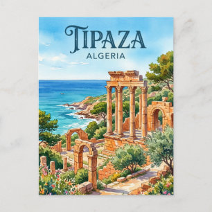 Ruinen von Tipaza Algerien Postkarte
