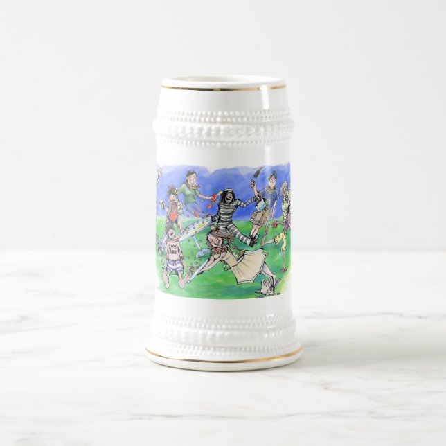 Ruinierte den Stein!! Bierglas (Mittel)