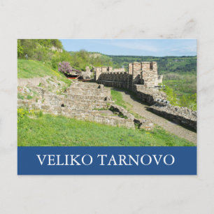 Ruinierte Festung in Veliko Tarnovo, Bulgarien Postkarte