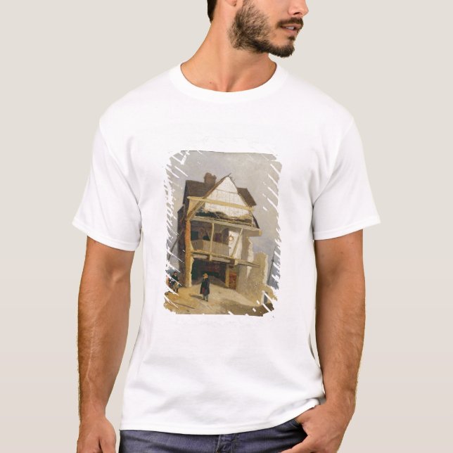 Ruiniertes Haus, c.1807-10 (Öl auf dem Millboard T-Shirt (Vorderseite)