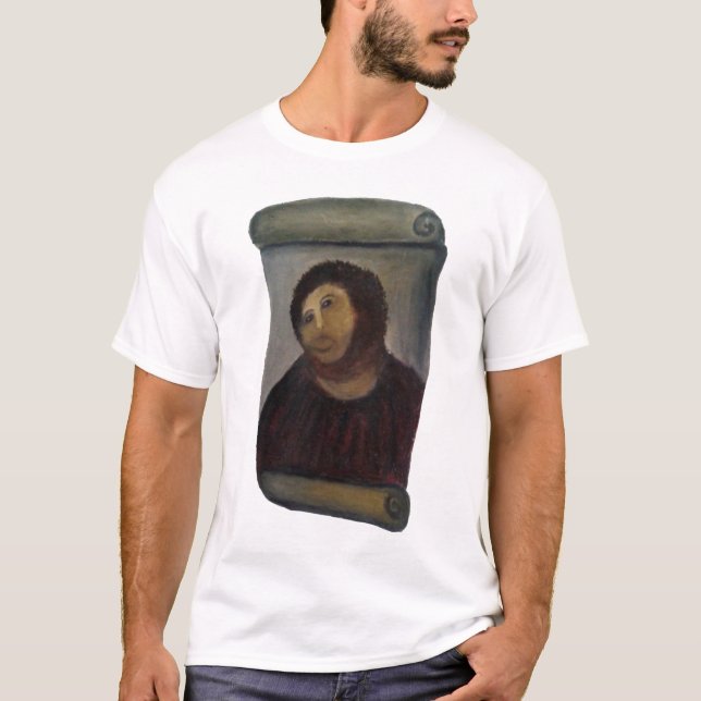 ruiniertes Jesusmalereifresko - (latin: Ecce homo) T-Shirt (Vorderseite)