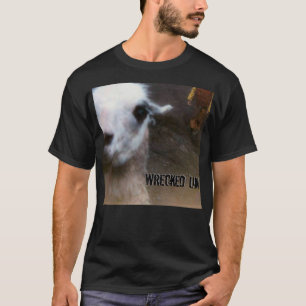 Ruiniertes 'Um natürliches Lama-Weltausflug-Shirt T-Shirt
