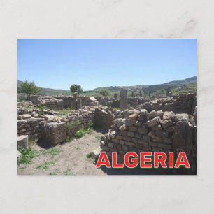 Ruins in Djemila, Algerien Postkarte