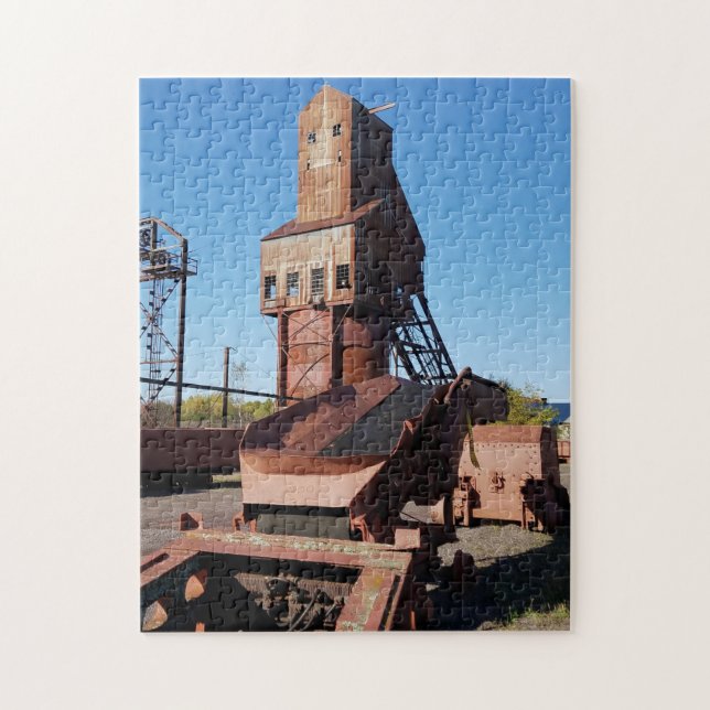 Ruins of Old Copper Mine Calumet Michigan Puzzle (Vertikal)