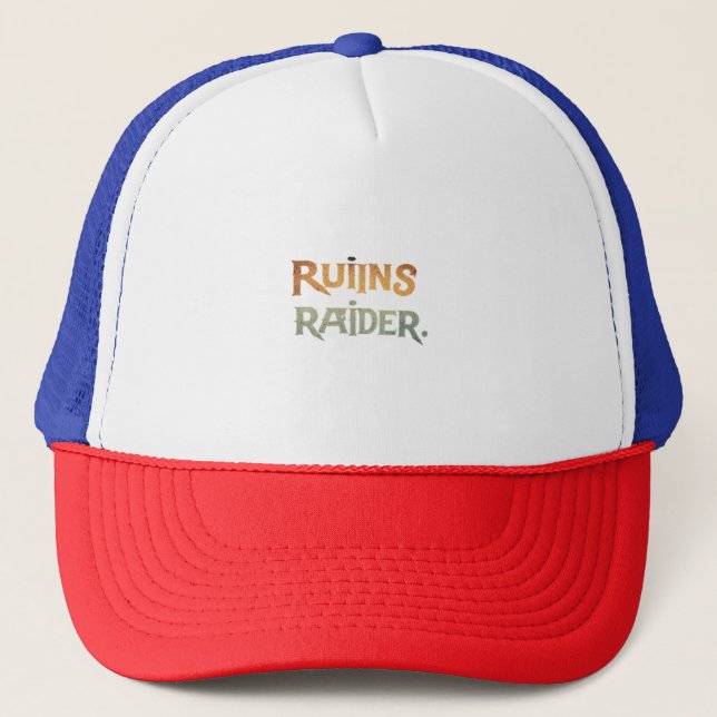 Ruins Raider Truckerkappe (Vorderseite)