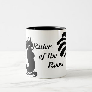 "Ruler of the Roost" Rooster Keramik Tasse