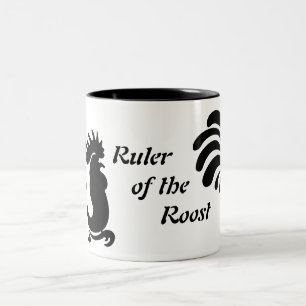 "Ruler of the Roost" Rooster Keramik Tasse