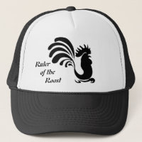 "Ruler of the Roost" Stilisierte Rooster-Cap